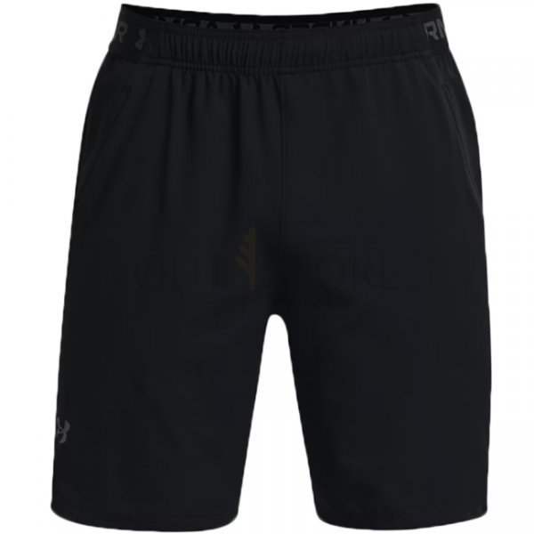 Under Armour Vanish Woven 8 Inch Shorts - Black / Pitch Grey - M