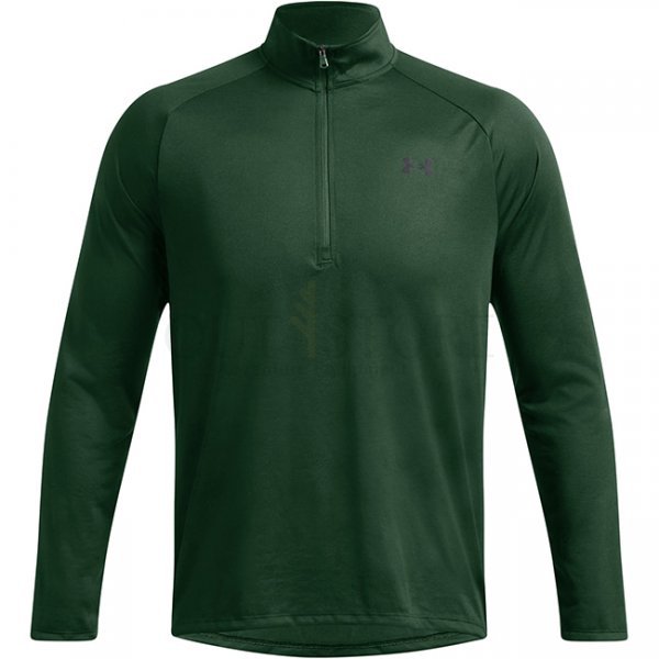 Under Armour Mens Tech 1/2 Zip Long Sleeve - Forest Green - M