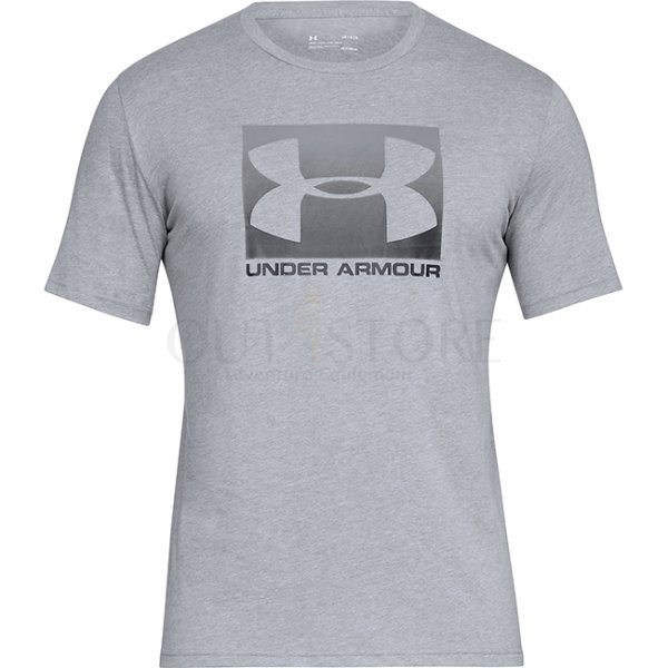 Under Armour Boxed Sportstyle Short Sleeve T-Shirt - Steel Light Heather - XL