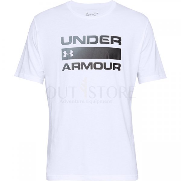Under Armour Mens Team Issue Wordmark Short Sleeve - White - 2XL