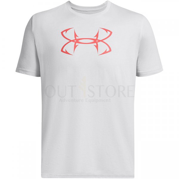 Under Armour Fish Hook Logo T-Shirt - Halo Grey - 2XL