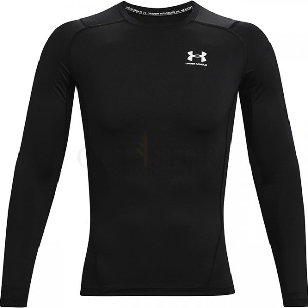Under Armour Mens HeatGear Compression Long Sleeve - Black - XL
