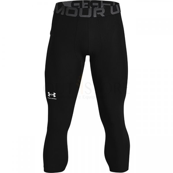 Under Armour Mens HeatGear Compression 3/4 Leggings - Black - 3XL