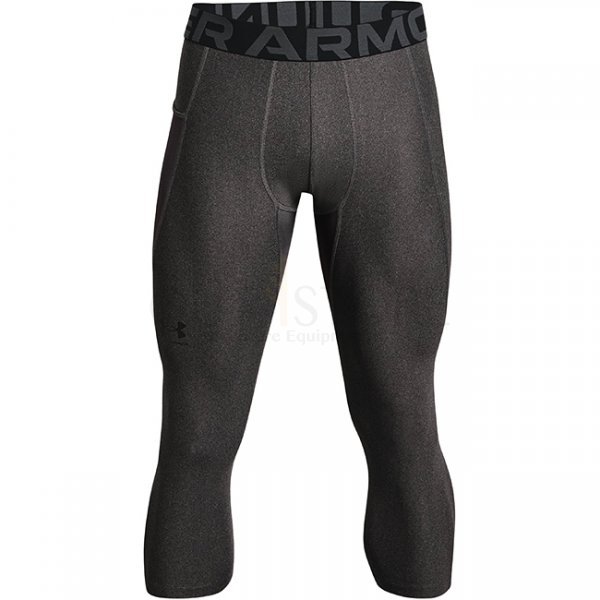 Under Armour Mens HeatGear Compression 3/4 Leggings - Carbon Heather - M
