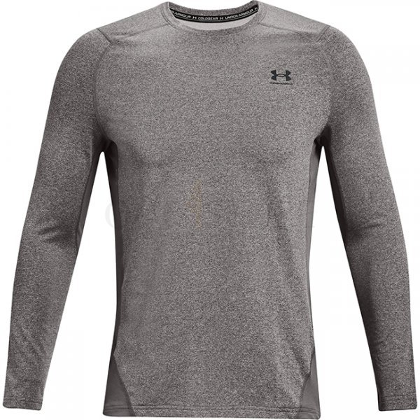 Under Armour Mens ColdGear Fitted Crew - Heather Grey - M