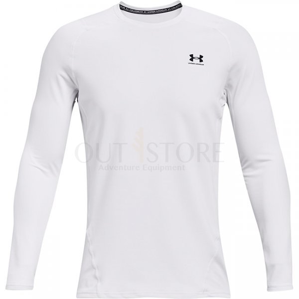 Under Armour Mens ColdGear Fitted Crew - White - M