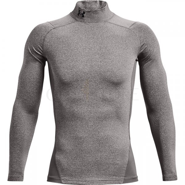Under Armour Mens ColdGear Compression Mock - Heather Grey - S