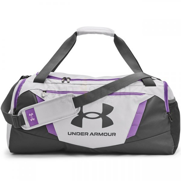 Under Armour Undeniable 5.0 Duffle Bag Medium - Halo Grey / Provence Purple