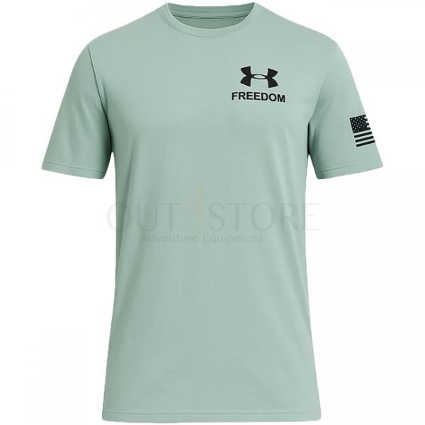 Under Armour Freedom Flag T-Shirt - Silica Green - 2XL