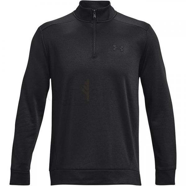Under Armour Mens Armour Fleece 1/2 Zip - Black - XL
