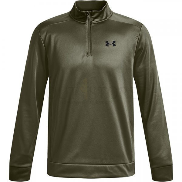 Under Armour Mens Armour Fleece 1/2 Zip - Marine OD Green - L