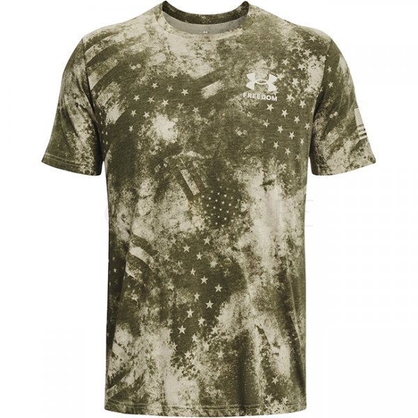 Under Armour Freedom Amp T-Shirt - Marine OD Green - 2XL