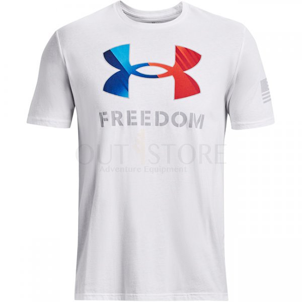 Under Armour Freedom Amp T-Shirt - White - 2XL