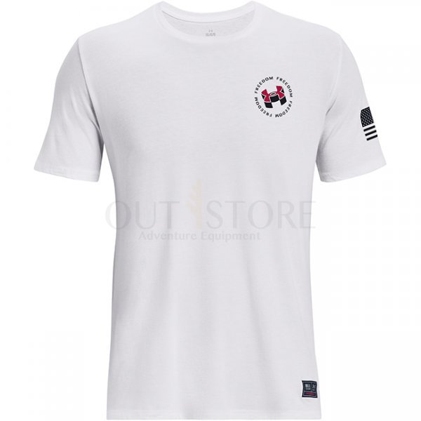 Under Armour Freedom USA T-Shirt - White - 2XL