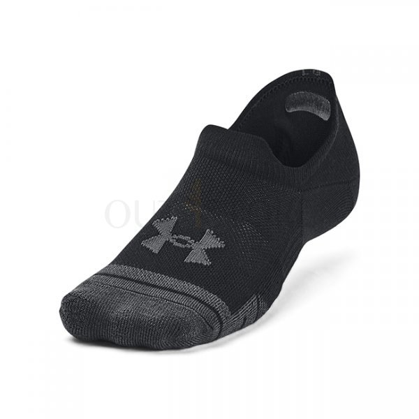 Under Armour Performance Tech 3-Pack Ultra Low Socks - Black / Jet Grey - M