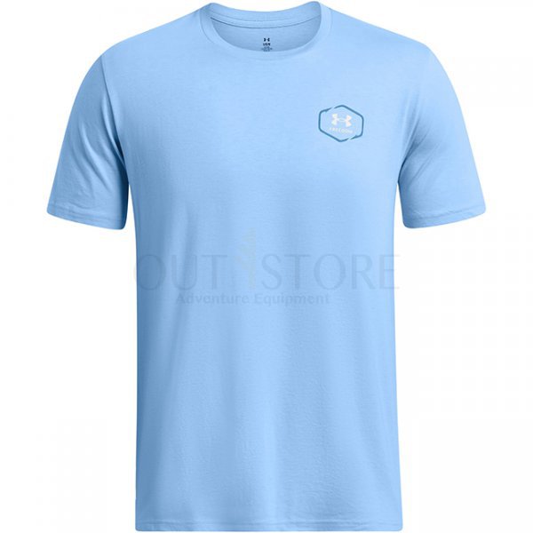 Under Armour Mens Freedom Marlin T-Shirt - Carolina Blue - 2XL