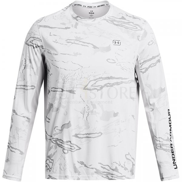 Under Armour Mens Fish Pro Camo T-Shirt - Halo Grey - 2XL