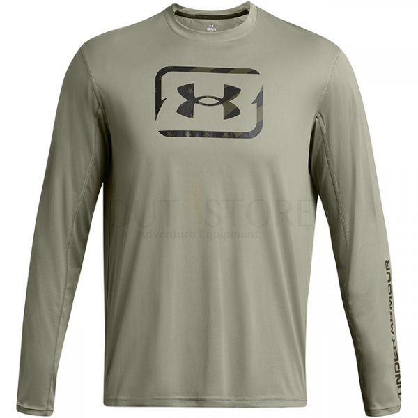 Under Armour Mens Fish Pro Freedom Long Sleeve - Grove Green - 2XL