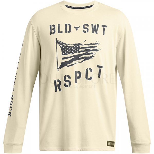 Under Armour Mens Project Rock Veterans Day Long Sleeve - Silt / Anthracite - XL