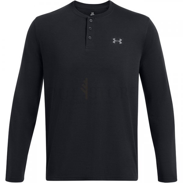 Under Armour Mens Expanse Henley - Black / Grey - M