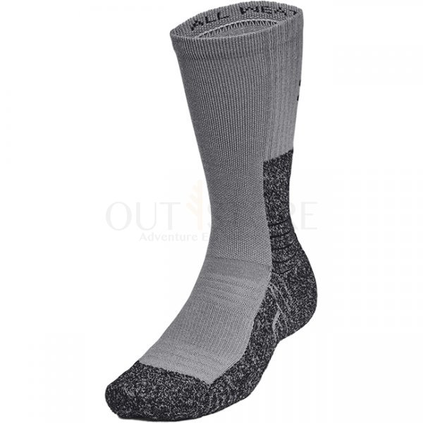 Under Armour All Weather Wool Boot Socks - Titan Grey / Black - XL