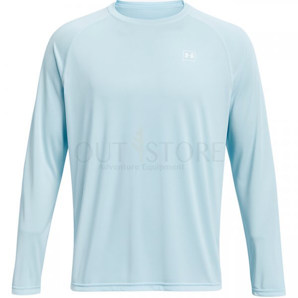 Under Armour Mens Fish Elite Long Sleeve - Stream / Ether Blue - XL