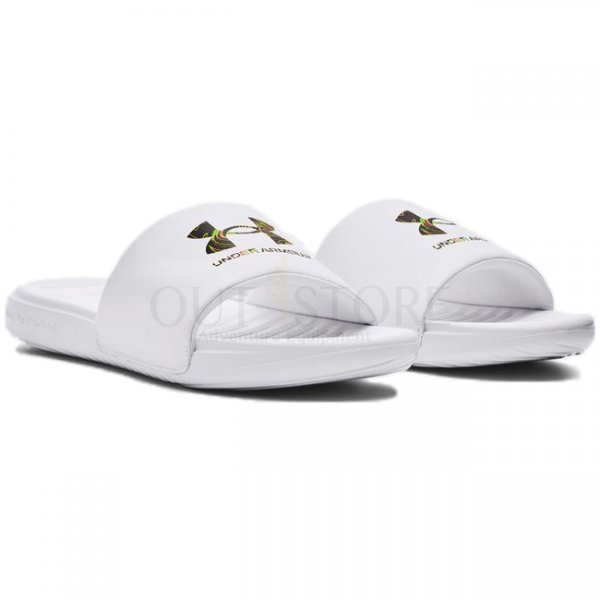 Under Armour Ansa Graphic Logo Slides - White - 11