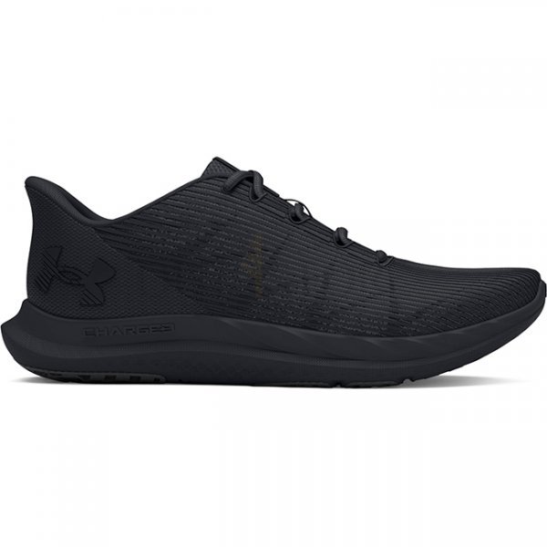 Under Armour Mens Charged Speed Swift Running Shoes - Black / Black / Black - 7.5