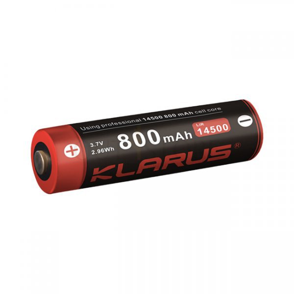 Klarus 14500 Battery 3.7V 800mAh