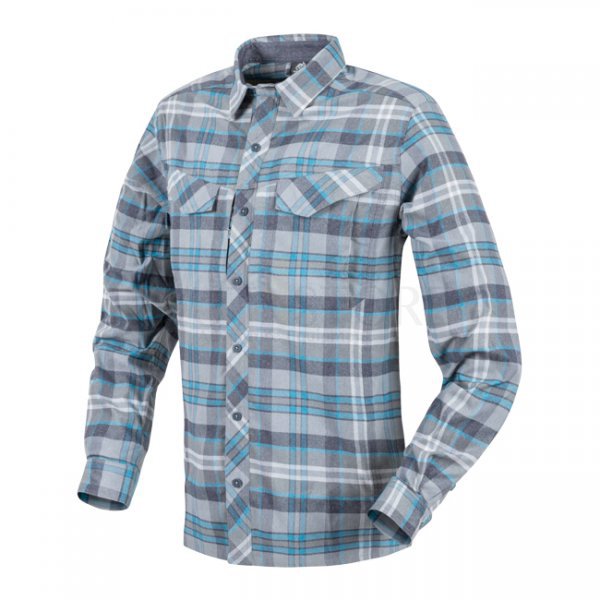 Helikon Defender Mk2 Pilgrim Shirt - Blue-Plaid - M