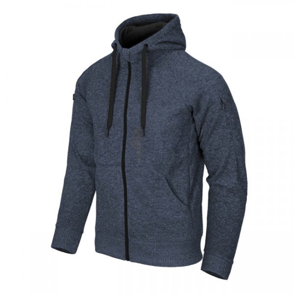 Helikon Covert Tactical Hoodie FullZip - Melange Blue - L