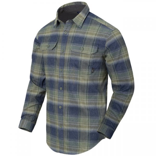 Helikon GreyMan Shirt - Blast Blue Plaid - S