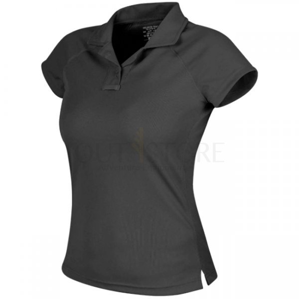 Helikon Women's UTL Polo Shirt TopCool Lite - Black - M
