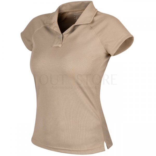 Helikon Women's UTL Polo Shirt TopCool Lite - Khaki - XS