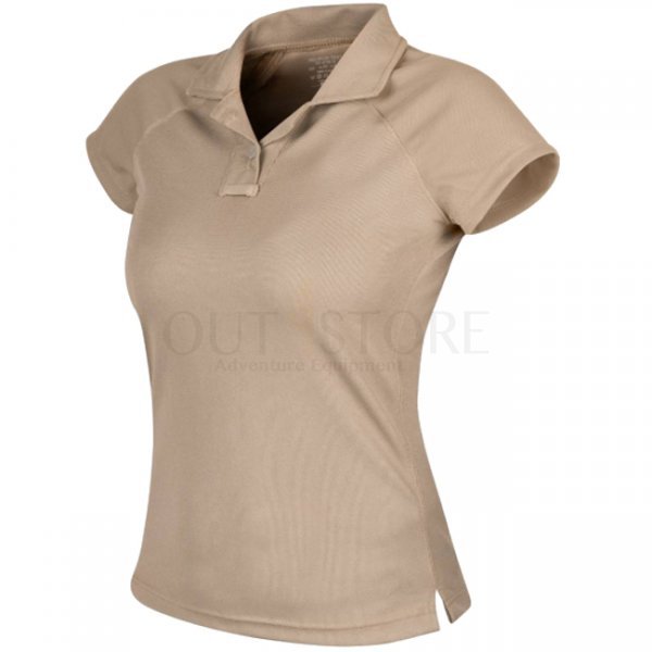 Helikon Women's UTL Polo Shirt TopCool Lite - Khaki - S