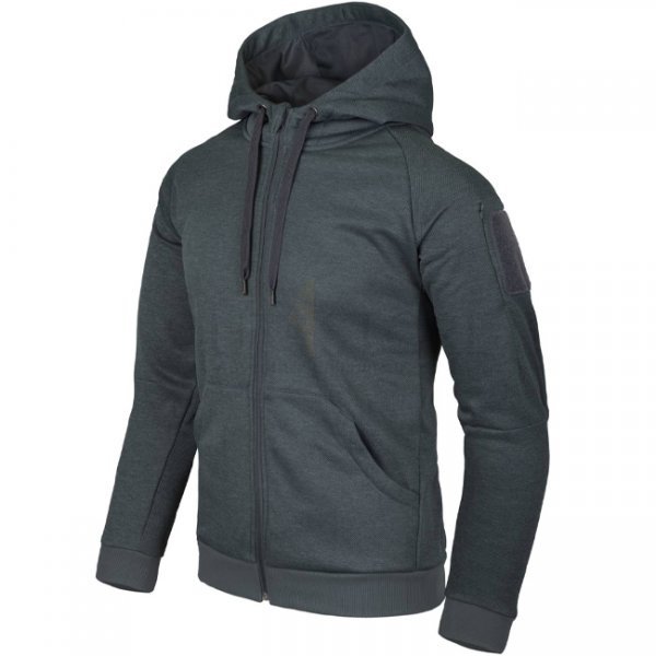 Helikon Urban Tactical Hoodie FullZip - Melange Black-Grey - XL