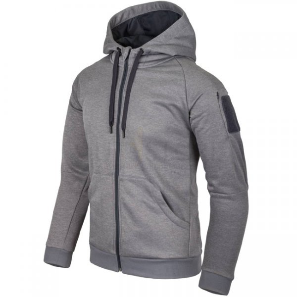 Helikon Urban Tactical Hoodie FullZip - Melange Grey - S