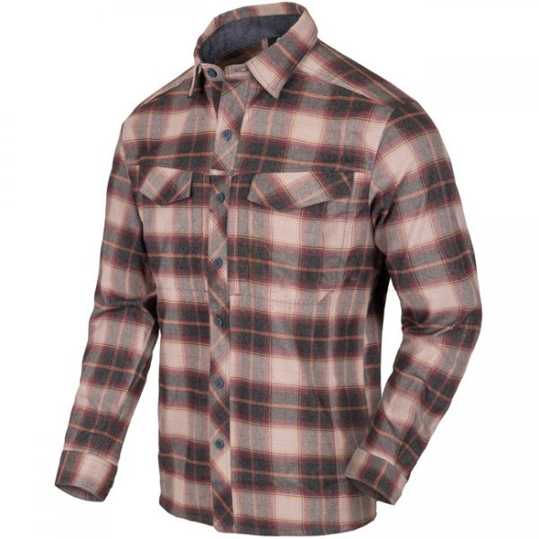 Helikon Defender Mk2 Pilgrim Shirt - Rust Plaid - S