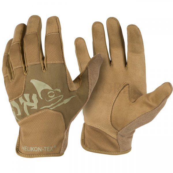 Helikon All Round Fit Tactical Gloves - Coyote / Adaptive Green A - L