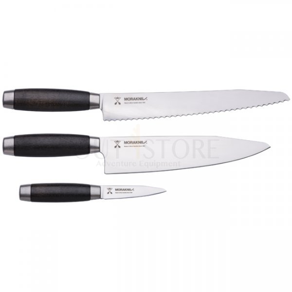 Morakniv Classic 1891 Chef´s/Bread/Paring Knife Set - Black