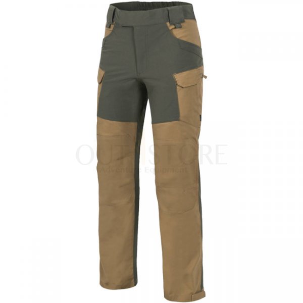 Helikon-Tex Hybrid Outback Pants Duracanvas - Coyote / Taiga Green - S - XLong