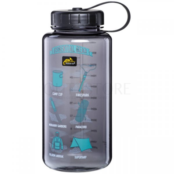 Helikon Tritan Wide Mouth Gear 1 Liter Bottle - Smoked