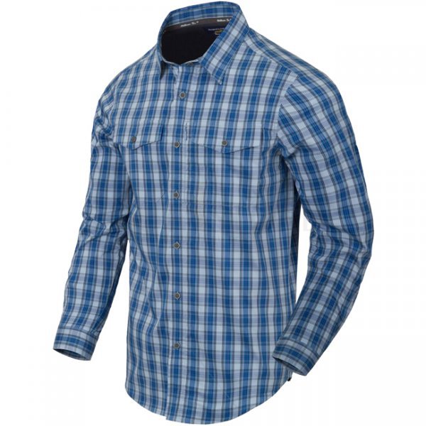 Helikon Covert Concealed Carry Shirt - Ozark Blue Plaid - XS