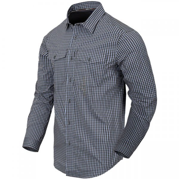 Helikon Covert Concealed Carry Shirt - Phantom Grey Checkered - XS