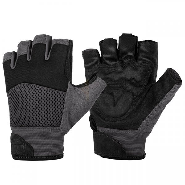 Helikon Half Finger Mk2 Gloves - Black / Shadow Grey B - XL