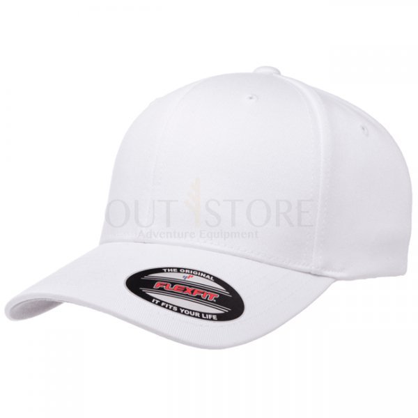 Flexfit Wooly Combed Cap - White S/M