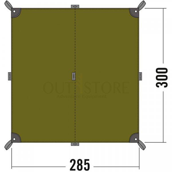 Tatonka Tarp 2 - Light Olive