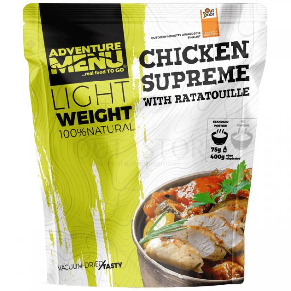 Adventure Menu LIGHTWEIGHT Chicken Supreme & Ratatouille - Standard