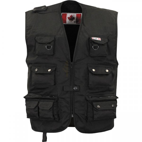 FoxOutdoor Heavy Outdoor Vest - Black - S