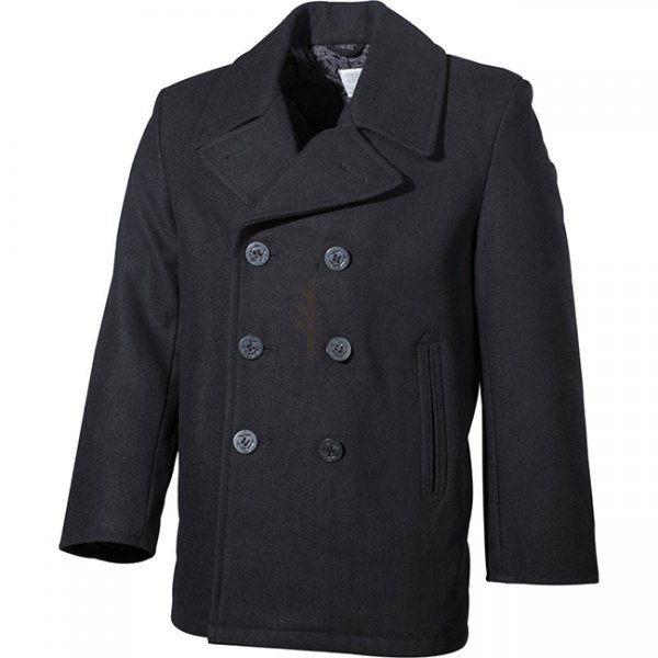 MFH US Pea Coat - Black - XS